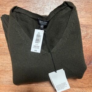 Babaton with Cashmere Olive Jonathan sweater XS